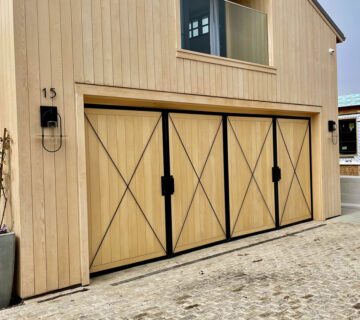 Folding garage doors in Irvine California